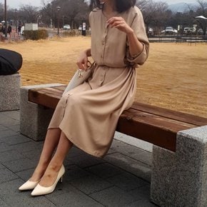 봄 롱 셔츠 원피스 남방 뱀부 루즈핏 66 77 88 빅사이즈 40대 50대 미시 정장 오피스룩