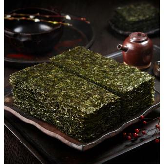 바다소리 무조미 100 신안산 두번 구운 곱창 생돌김 반절 6매 7g, 16봉 (96매)