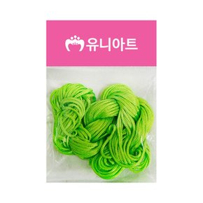장신구매듭실 악세서리매듭실 소품만들기실 실 연두 1개입
