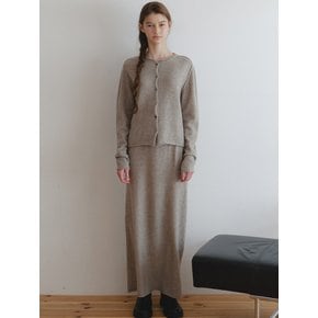 아틀리에 니트 스커트 342 (light gray)