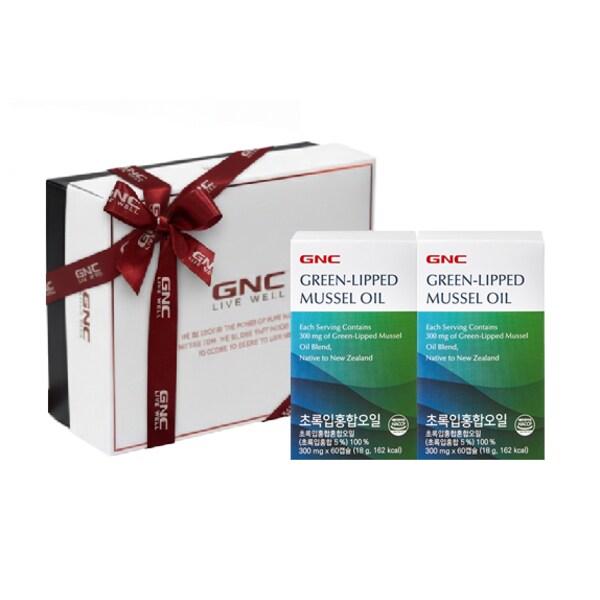 [GNC 관절 건강 세트] GNC 초록입홍합오일 세트