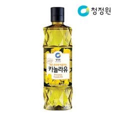 청정원 참빛고운 카놀라유 500ml x5개