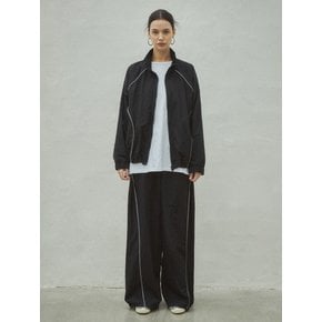 Oversized Line Track Trousers_CTB505(Black)