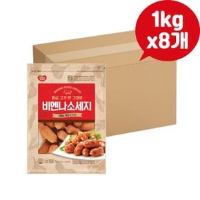 동원 대용량 비엔나 소세지 간식 밥반찬 햄 1kg x8개 쏘야