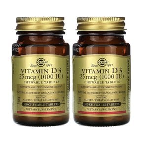 솔가 비타민D3 100정 Vitamin D3 25mcg 1000IU 2팩