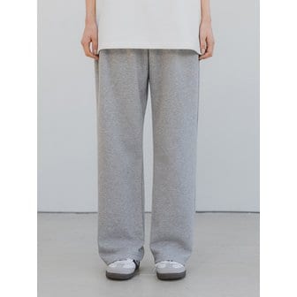 앨빈클로 무지 세미 와이드 특양면/기모 트레이닝 팬츠 PAN1742 (5 COLOR)