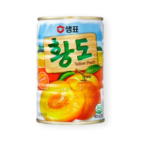 황도 400g 잘익은 복숭아 통조림
