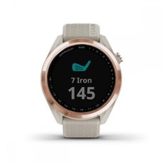 가민(GARMIN) 골프 내비 GPS Approach S42 라이트 샌드 로즈 골드[일본 정규품] 010-02572-22 소