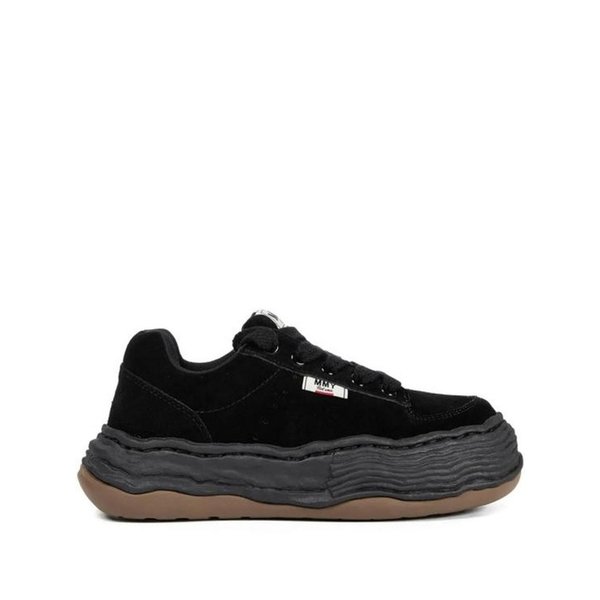 26SS 메종 미하라 야스히로 올리버 OG 솔 스웨이드 로우탑 스니커즈 A15FW702 BLK BLACK DOM