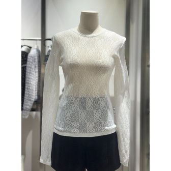 에고이스트 [여주점] 시스루조직변형라운드넥풀오버 ER1KL160