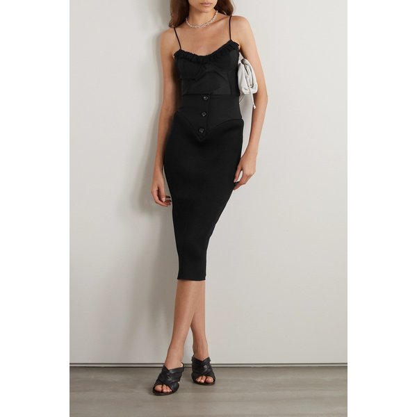 르네상스 르네상스 저지 앤 트윌 미디 스커트 42247633209160456