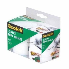 3M 스카치 매직테이프 810R 12 세이빙 팩 12x18m