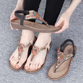 kami et muse T strap beads sandals_KM22s143