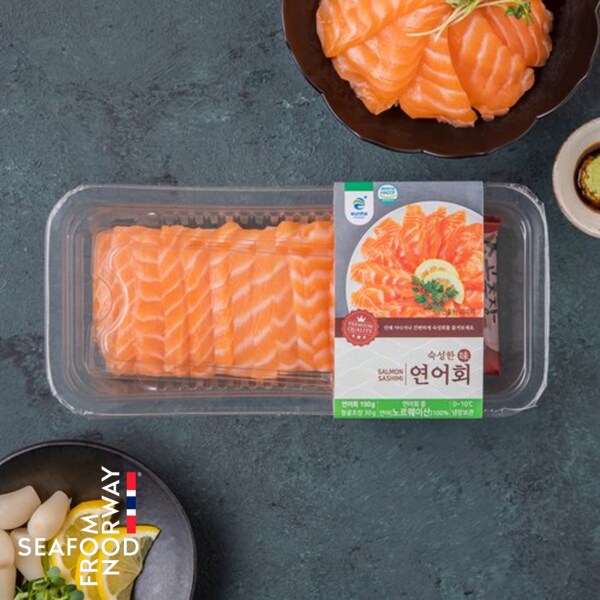 [냉장][노르웨이] 숙성 연어회 (150g)