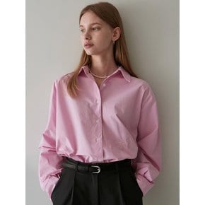 EMBROIDERY COTTON SHIRTS_PINK