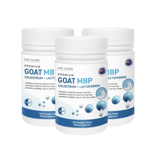 라이프글로리 GOAT MBP 산양유 고트스트럼 초유 락토페린 120정 3개