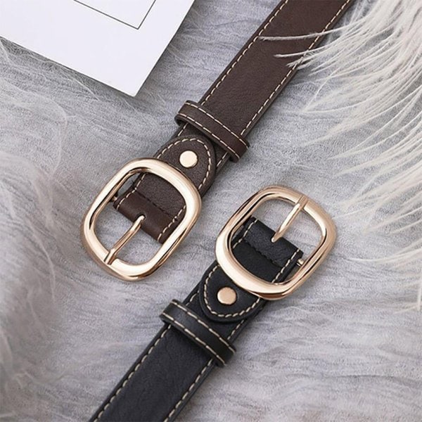 [옷자락] 여성 캐주얼 모던 데일리 패션 2색 가죽 벨트