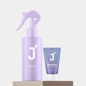 제이숲 실크 케라틴 노워시 앰플 트리트먼트 2X 200ml 아쿠아마린 워터팩 1개 기획구성