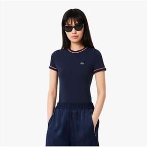 [시흥점] 여성 더블 파이핑 슬림핏 저지 티셔츠 TF0347-55G (2컬러)