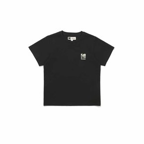 [공식]빅로고 코튼 반팔 티셔츠 키즈 BLACK