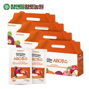 참앤들황토농원 맛있는 ABC주스즙 4박스 (70ml *120포) (13Brix)