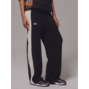 Fleece Track Wide Pants_Black