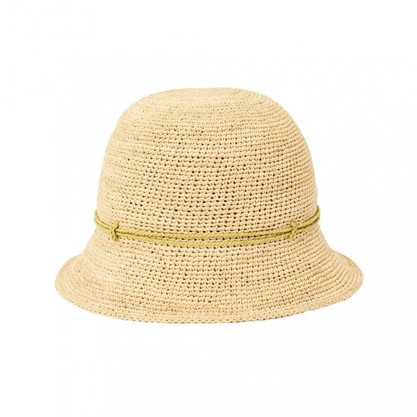[부산점] 빌라 6 여성 클로슈햇 HAT50136 NATURAL CHARTREUSE