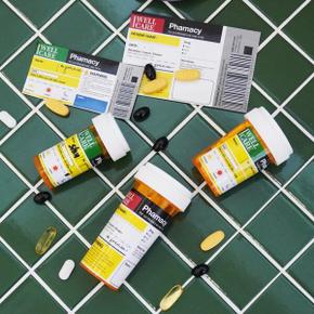 /달리아문방구 미드 감성 약통 약병 휴대용 알약 통 케이스 - S(50ml)