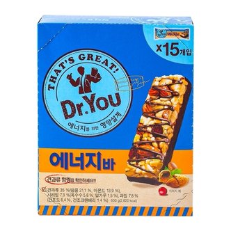  오리온 에너지바 40g 15입