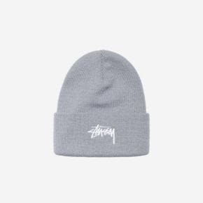 스탁 커프 비니 그레이 헤더 Stussy Stock Cuff Beanie Grey Heather