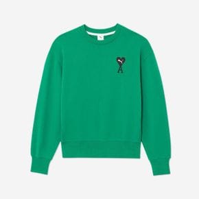 푸마 x 아미 크루넥 스웨트셔츠 버던트 그린 Puma x 아미 Crewneck Sweatshirt Verdant Green