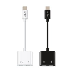 USB C to C타입 이어폰 충전 듀얼 젠더 AUXA-03