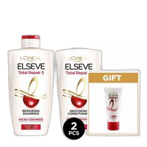 로레알파리 [CJ기획세트]토탈리페어5 샴푸/컨디셔너 450ml 1+1+TR5 헤어팩 50ml