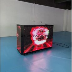 휴대용 실내외 접이식 DJ 부스 LED 디스플레이 전자 음악 축제 나이트클럽 및
