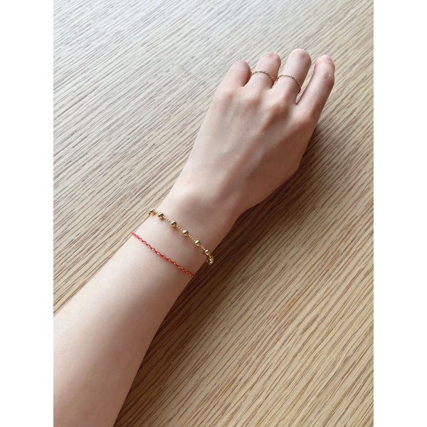 [Silver 925] Red Gold Br