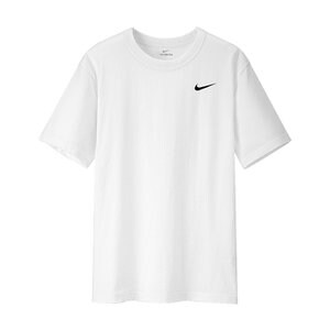 나이키 남성 솔리드 스우시 드라이핏 기능성 반팔 티셔츠 화이트 AR6029-100