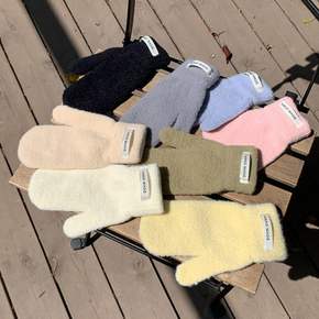 소프트퍼벙어리장갑 패치 털장갑 앙고라 방한 겨울 2022gloves_softfur 유유존 유유존