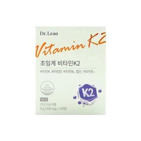 닥터린 초임계 비타민K2 300mg x 30정 x 1박스 (S17680758)