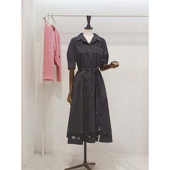 ZOOC [파주점] 주크 밑단펀칭 허리끈 원피스 V252MSE932