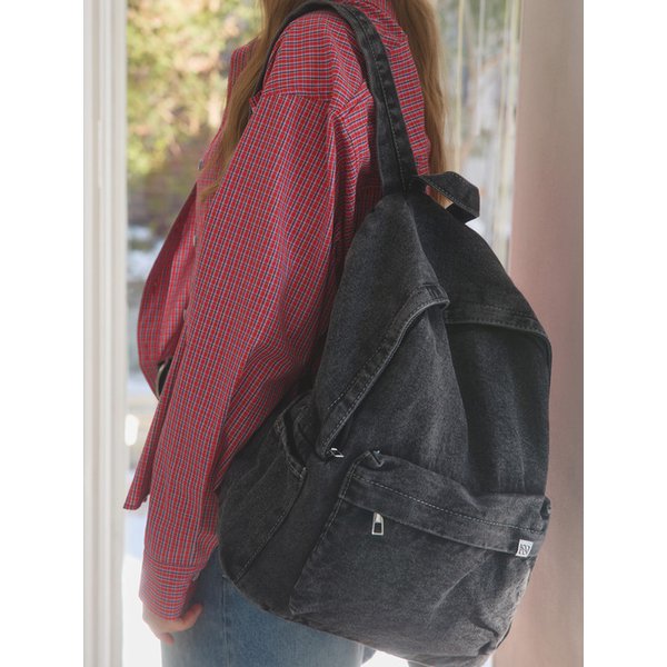 데님백팩_Gray