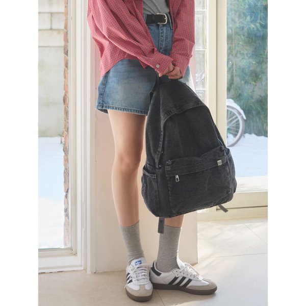 데님백팩_Gray