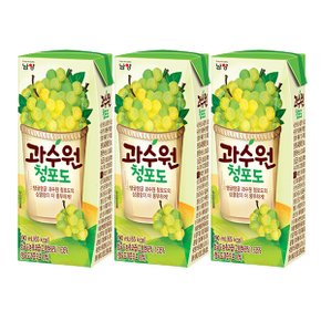 과수원 청포도 190ml x 72팩 / 팩음료 팩쥬스