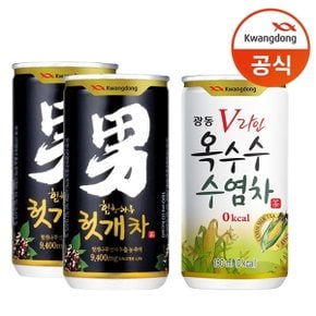 진한헛개차 180ml x60캔 +옥수수수염차 180ml x30캔(3박스)