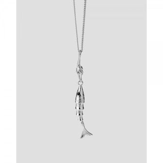 이스퀘어 4503188 Karen Walker Lure Fish Necklace - Sterling Silver