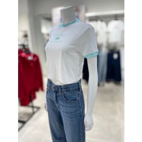 [파주점] [캘빈클라인진]여성 드레이피 저지 크롭 반팔티셔츠 47B808G-VVE