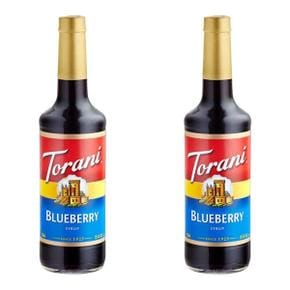 미국직구 Torani 토라니 블루베리 시럽 750ml 2팩 Blueberry