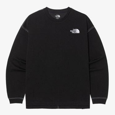 노스페이스 [노스페이스 공식] NT7TR01J 화이트라벨 에센셜 긴팔 라운드티_BLACK