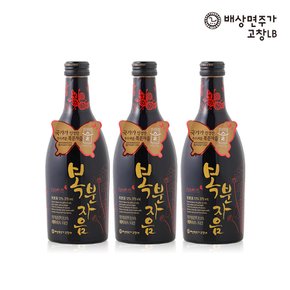 자자연연3호 복분자음 375ml(12%)x3입 전통주 복분자주 선물포장 술선물세트