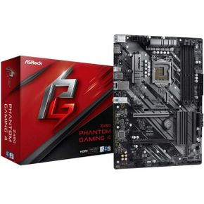 미국 애즈락 메인보드 ASRock 마더보드 Z490 Phantom Gaming 4 Supports 10 th Gen Intel Core™