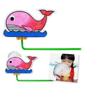 돌고래 비눗방울 장난감 만들기 X ( 3매입 )